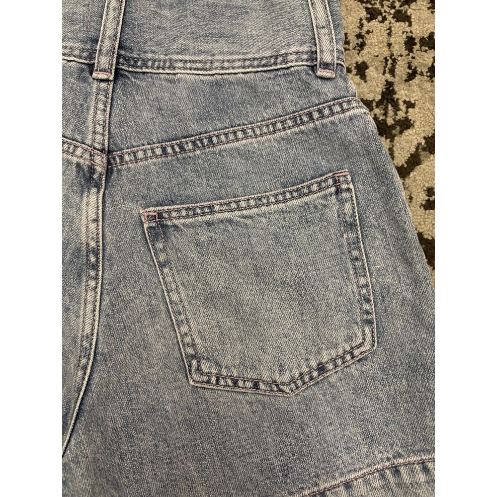 Urban Outfitters BDG White Washed High Rise Short Shorts Size 24 - Picture 12 of 12
